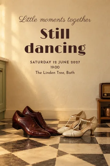 Still our dance invitation design
