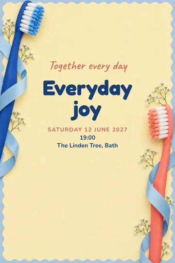 Together every day invitation design
