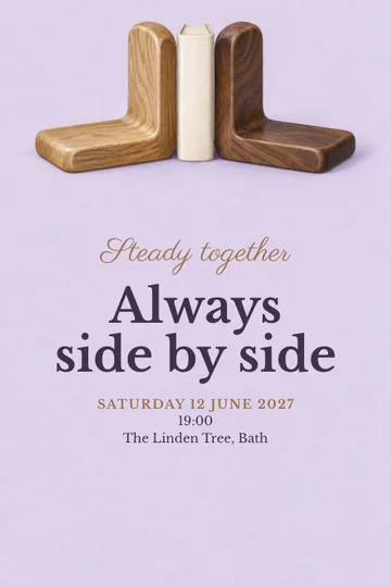 Supporting each other invitation design