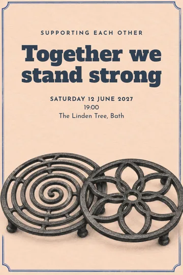 Carrying it together invitation design