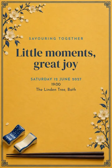 Enjoying life together invitation design
