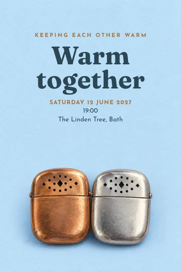 Keeping each other warm invitation design