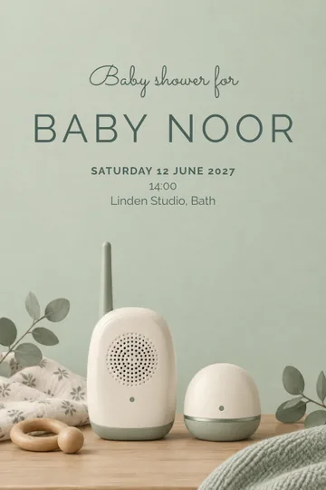 A little signal invitation design