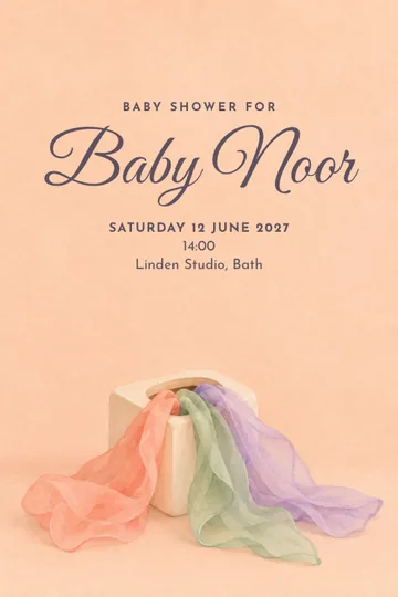Soft discoveries invitation design