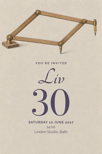 Big ideas invitation design