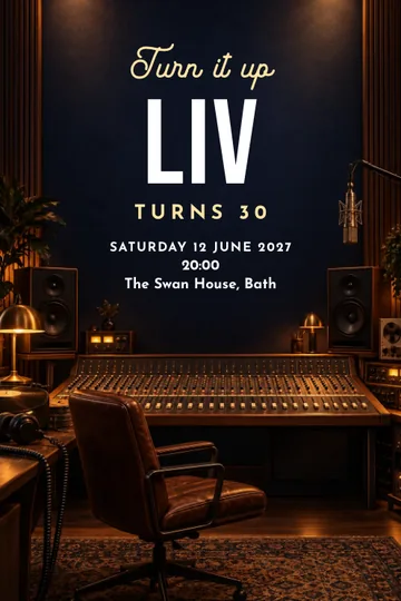 Recording studio invitation design