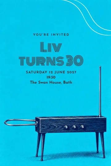Theremin evening invitation design