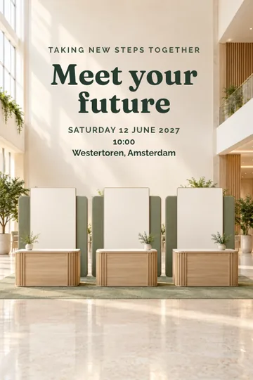 New opportunities invitation design