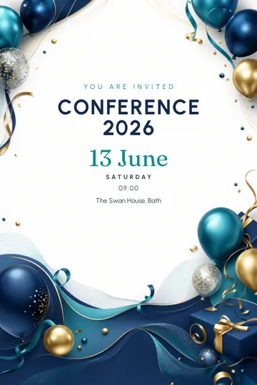 Conference invitation design