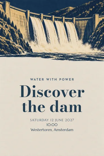 Water with power invitation design