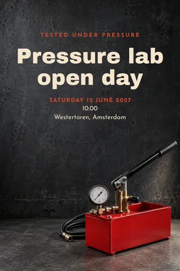 Pressure testing invitation design