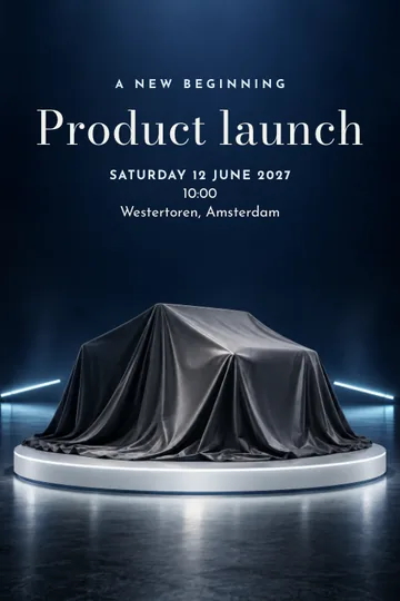 The reveal invitation design