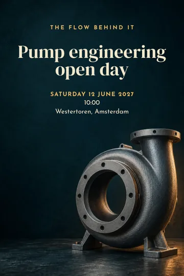 Pump engineering invitation design