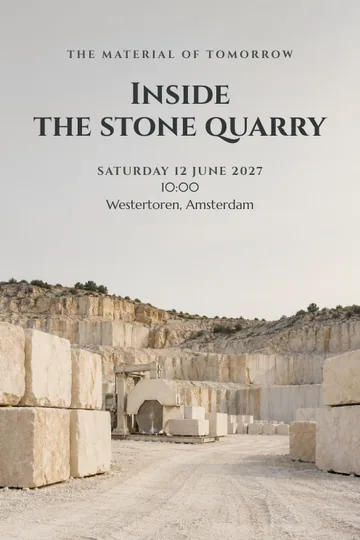 The material of tomorrow invitation design