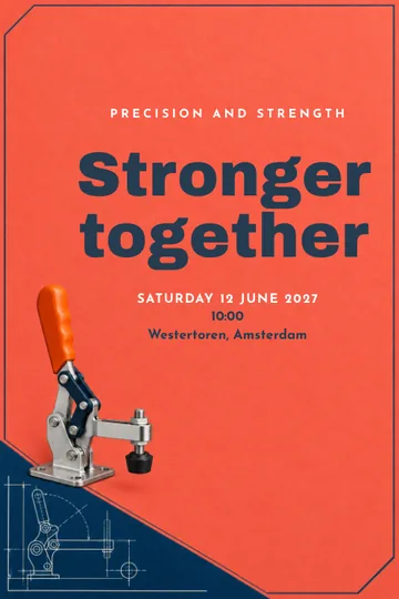 Precision and strength invitation design