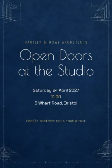 Company party invitation, Blueprint design