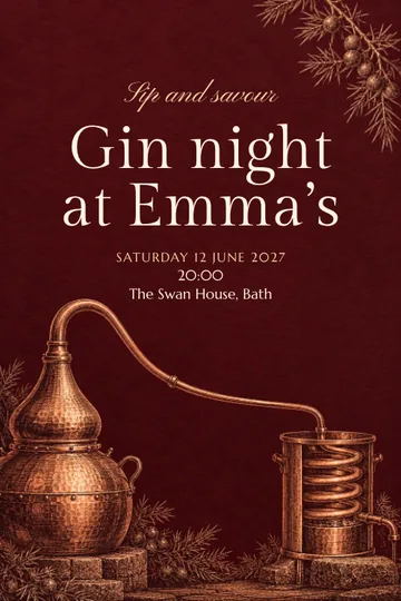 Alembic gathering invitation design