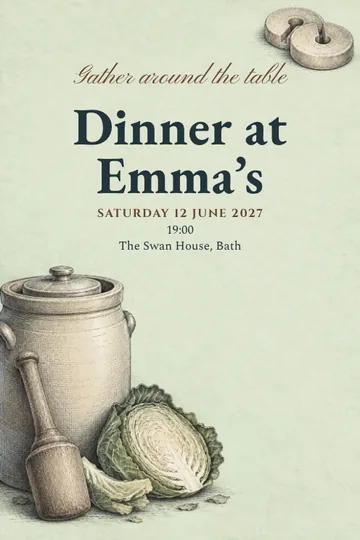 Fermentation evening invitation design
