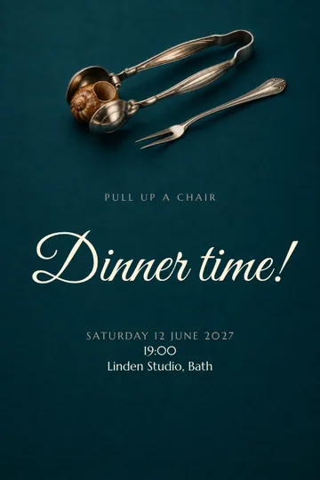 Petit bistro invitation design
