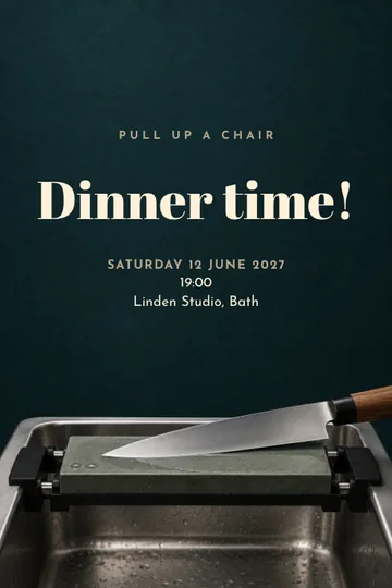 Sharp flavours invitation design