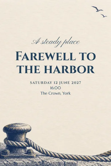 A steady place invitation design