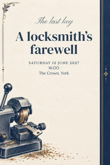 The last key invitation design