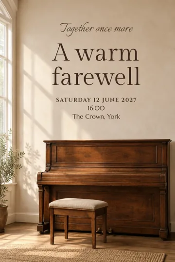 The last chord invitation design