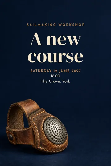 Sailmaking workshop invitation design