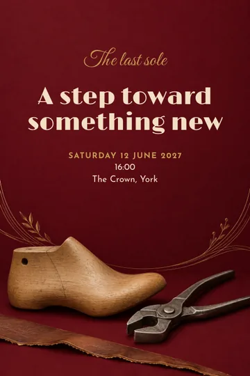 Shoemaker farewell invitation design