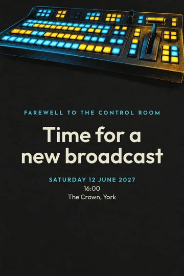Broadcast farewell invitation design