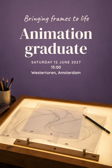 Bringing frames to life invitation design