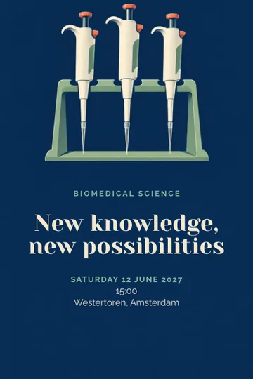 Biomedical science invitation design