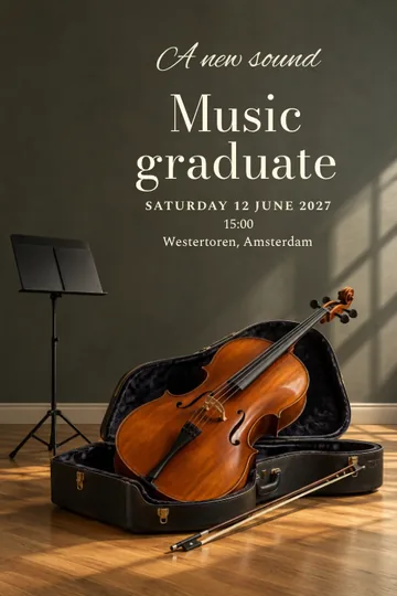The first encore invitation design