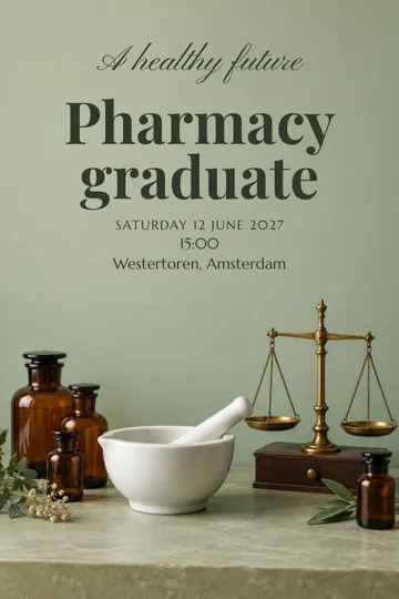 A healthy future invitation design