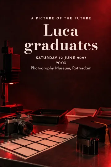 Photography darkroom invitation design