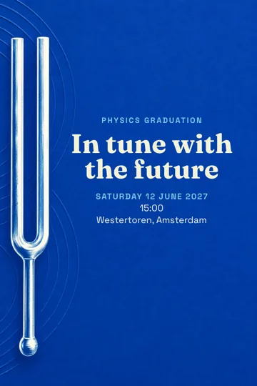 Physics graduation invitation design