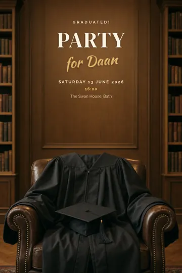 Graduated invitation design