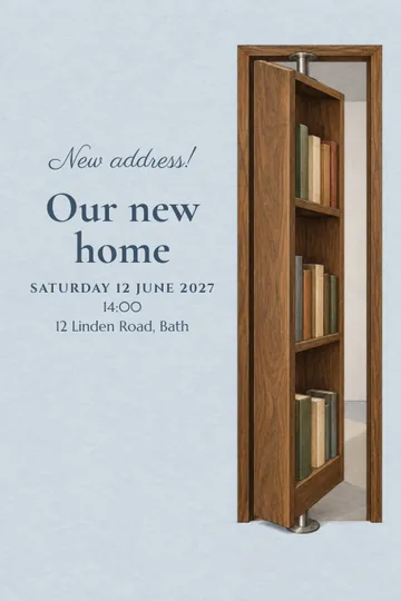 A surprising new home invitation design