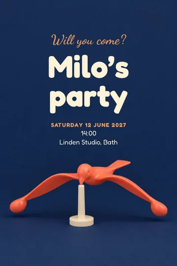 Perfectly balanced invitation design