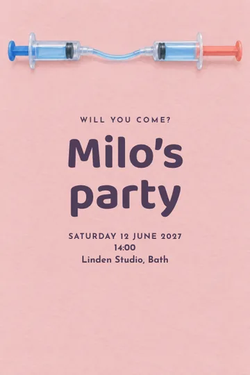 Push and discover invitation design