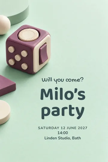 Click and turn invitation design