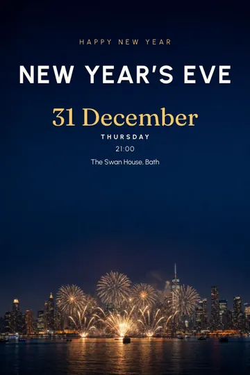 Fireworks invitation design