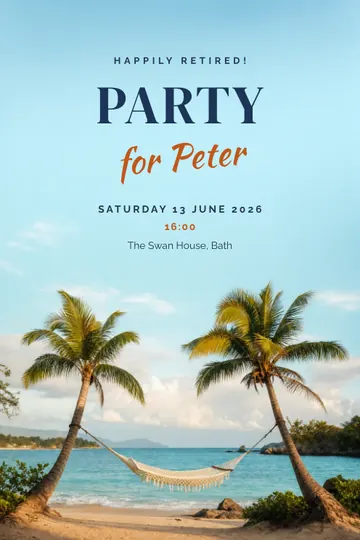 Finally free invitation design