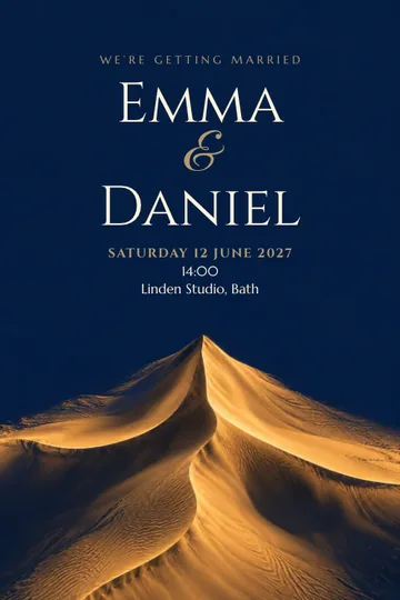 Where paths meet invitation design