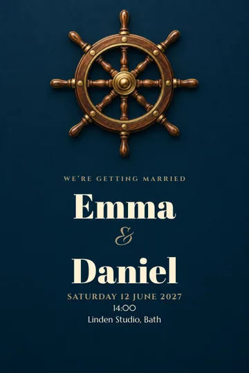 Our course invitation design