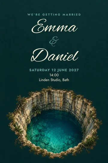 Deeply connected invitation design